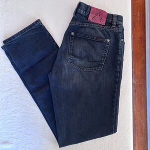 Men’s Alberto T400 Denim Dark Wash Regular Slim Fit 34x34